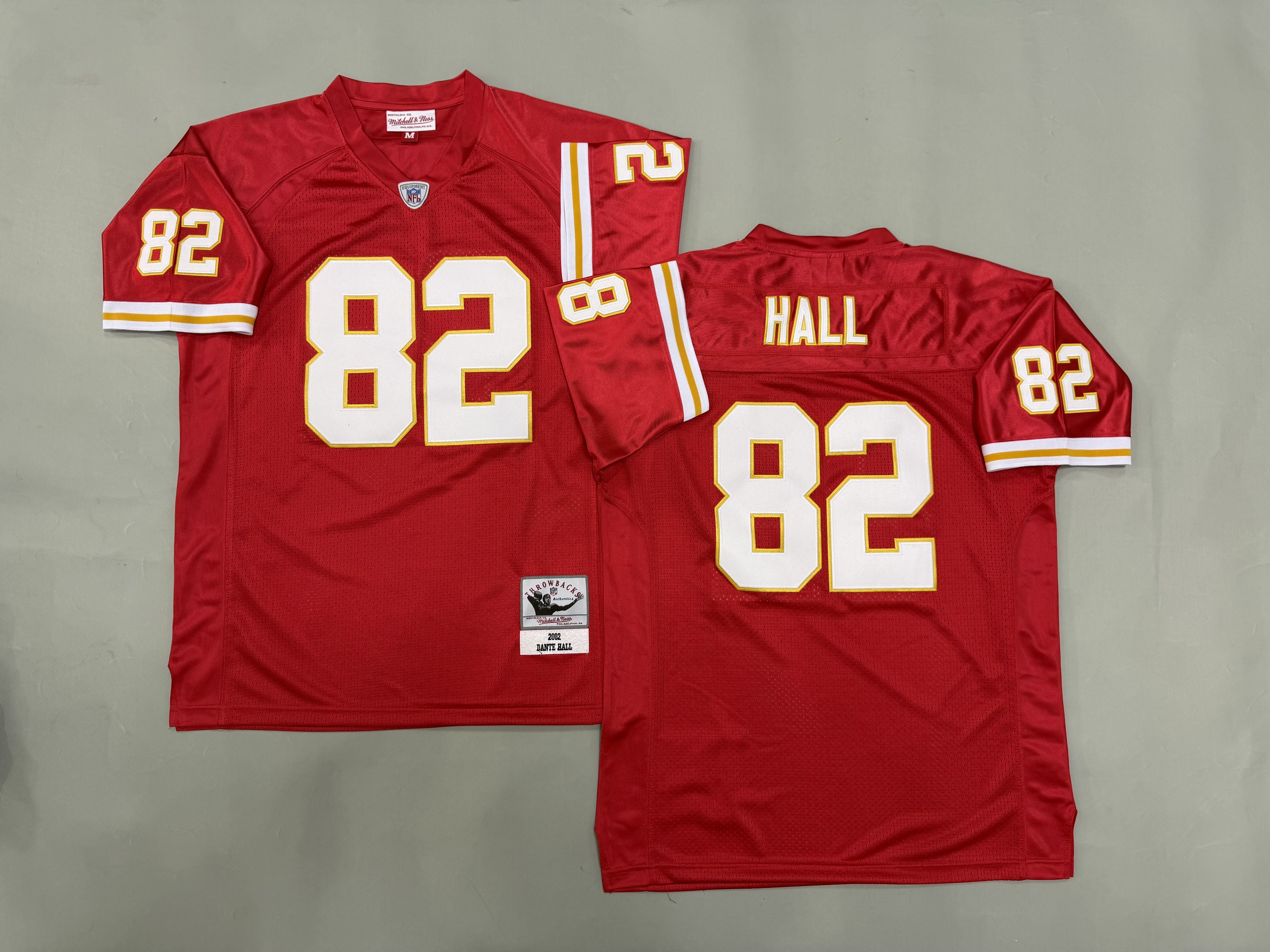 Men 2026 Kansas City Chiefs #82 Hall Red Throwback Game NFL Jersey 002->kansas city chiefs->NFL Jersey